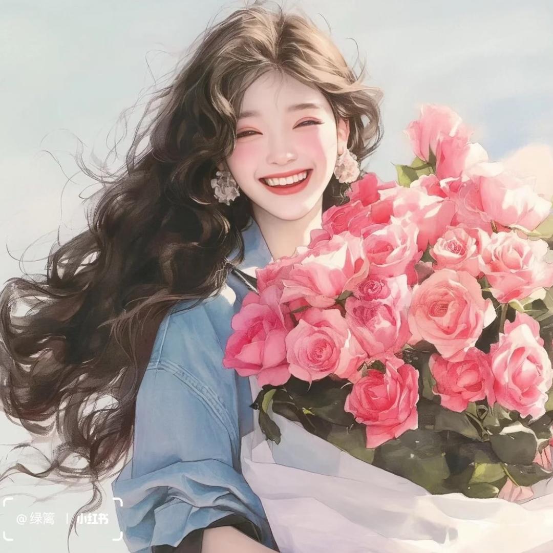 站在阳光下微笑