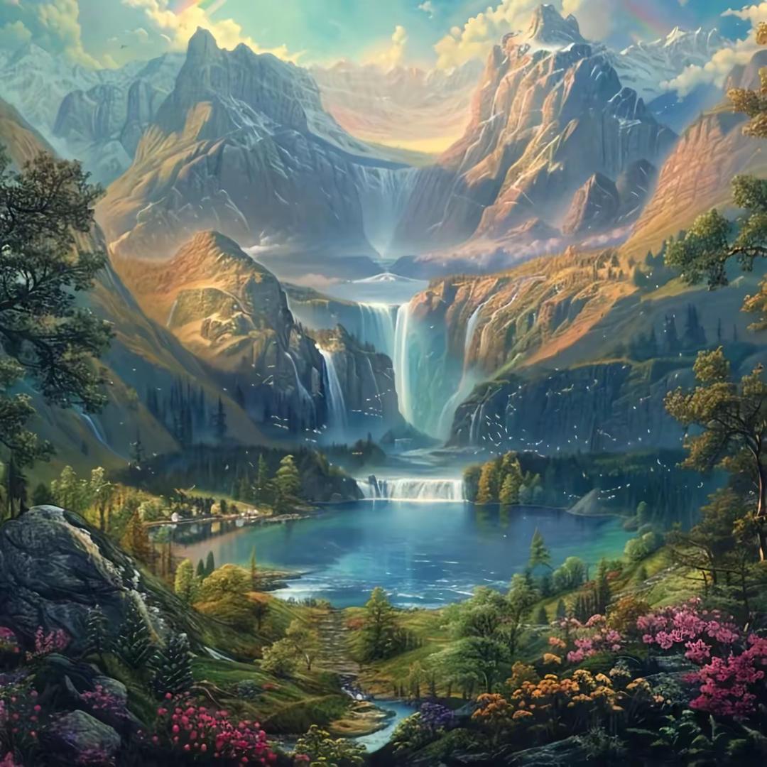 山鸟与花