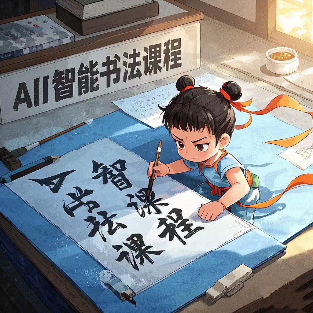 百蕴·蔚来AI智慧书法教学实践基地娇娇老