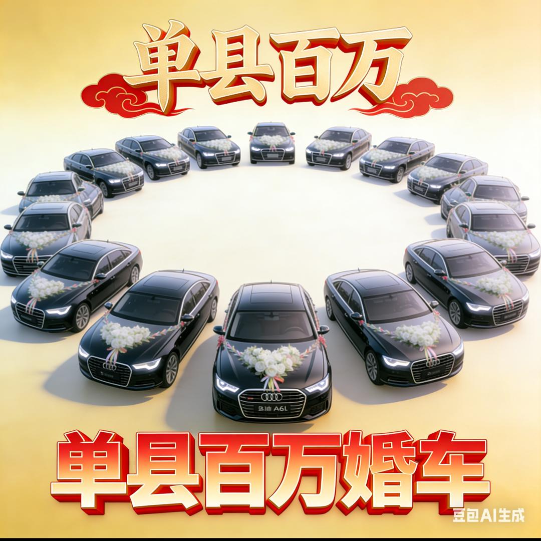单县百万婚车