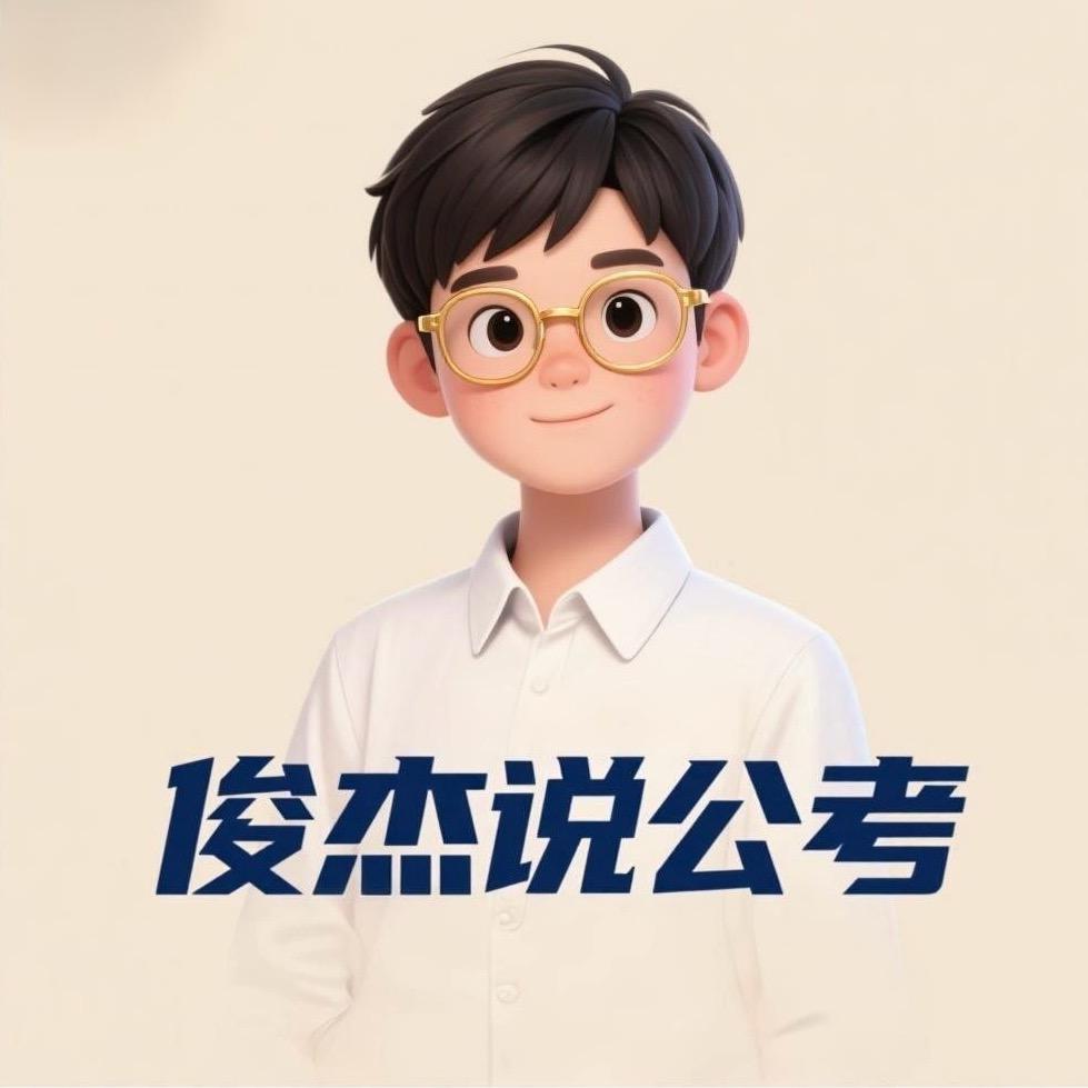 俊杰说公考