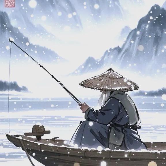 柳溪·垂钓