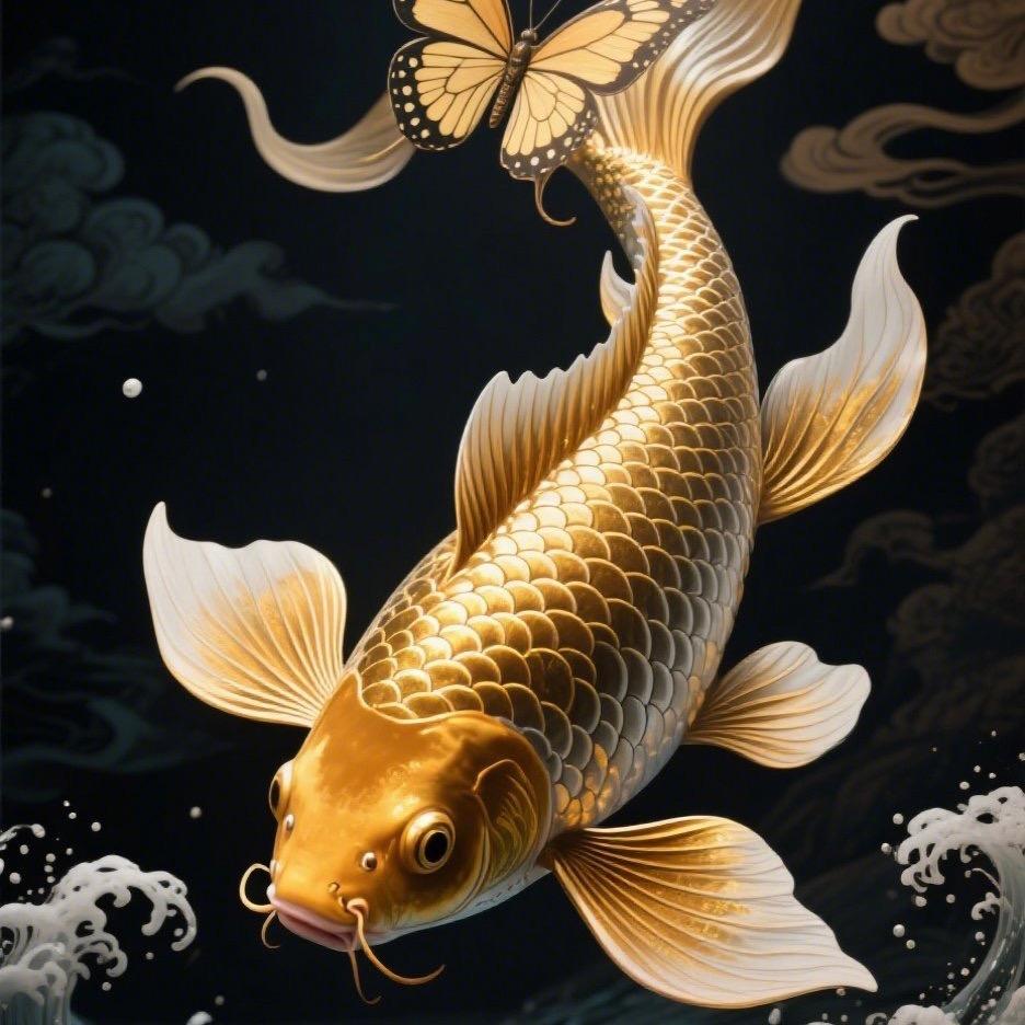 泽泽精品蝴蝶鲤