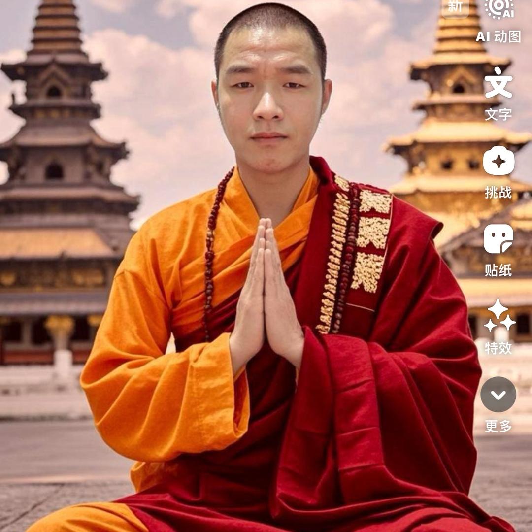 身在世中静坐，心如明月当空！