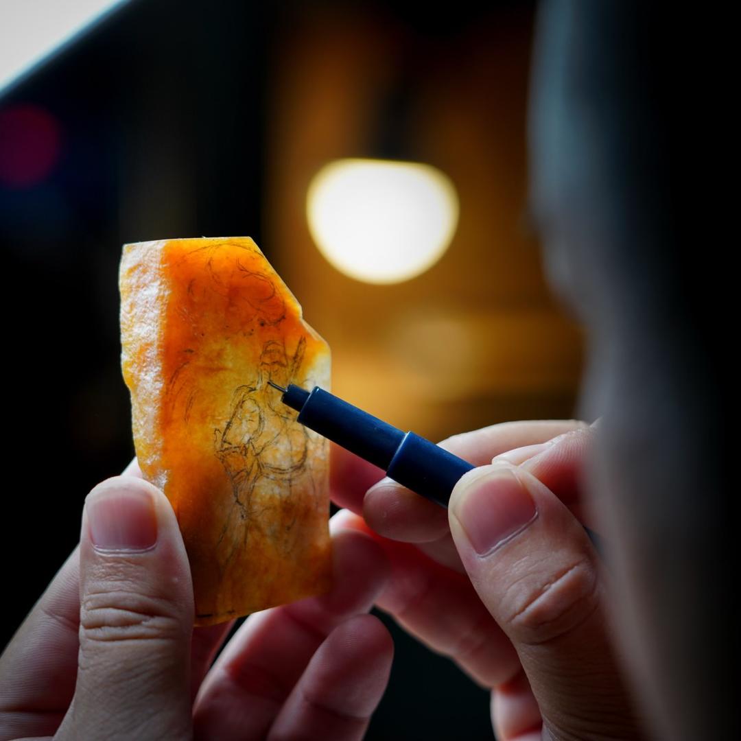 做翡翠的小蟹
