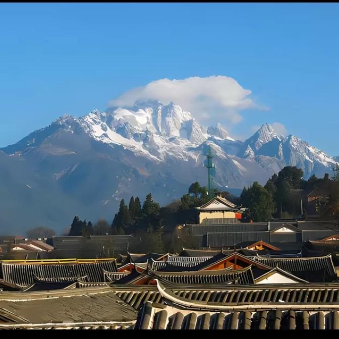 诗情画意雪山观景客栈（古城店）