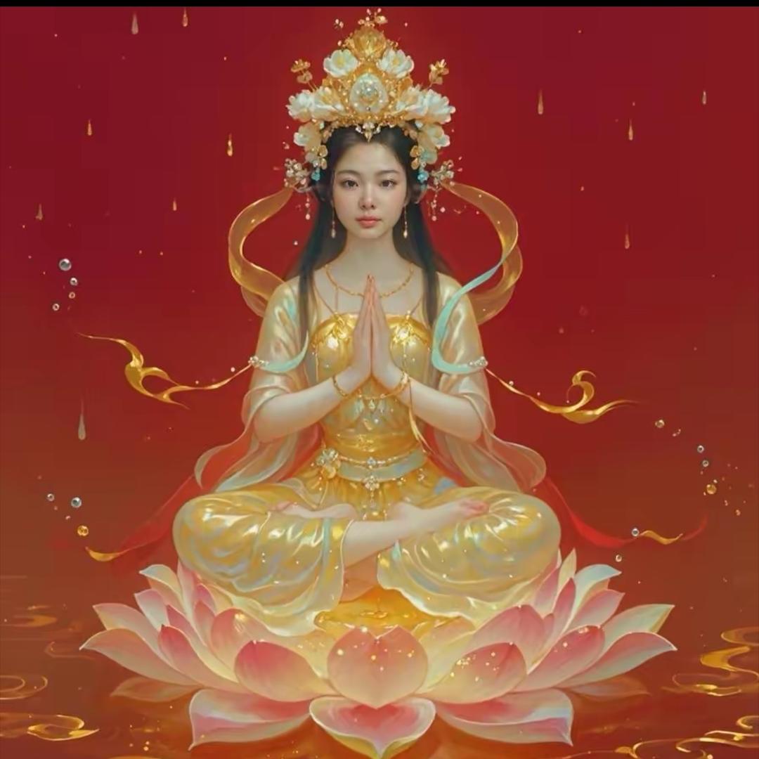 南海观世音菩萨（普陀山）慈悲娘娘 三娘