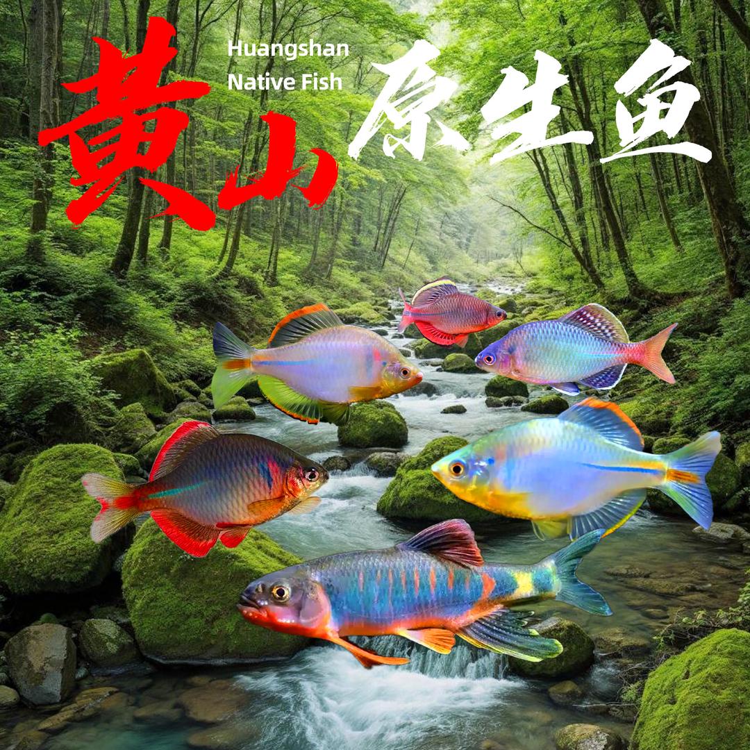 黄山溪流原生鱼