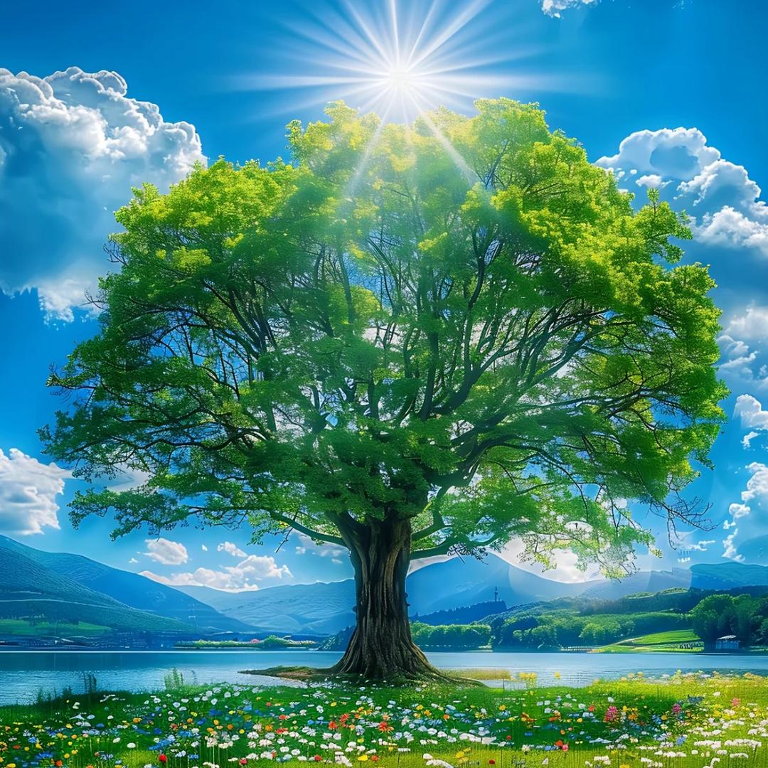 一棵树户外
