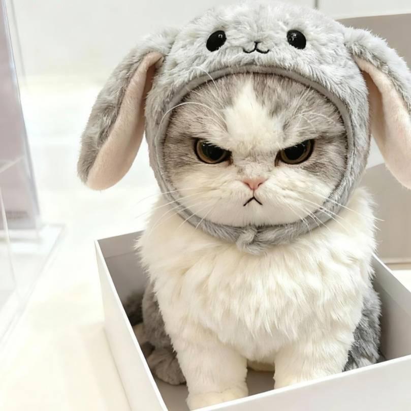 小猫放屁臭晕大蟑螂