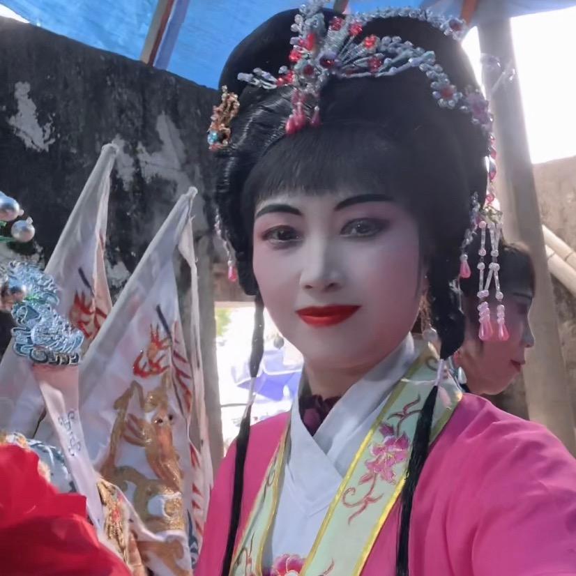 晴天。