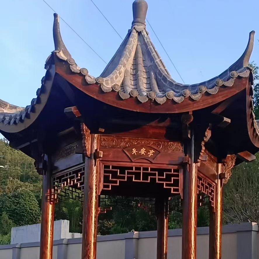 江西晟勇防腐木凉亭(早9点-下午1点播)