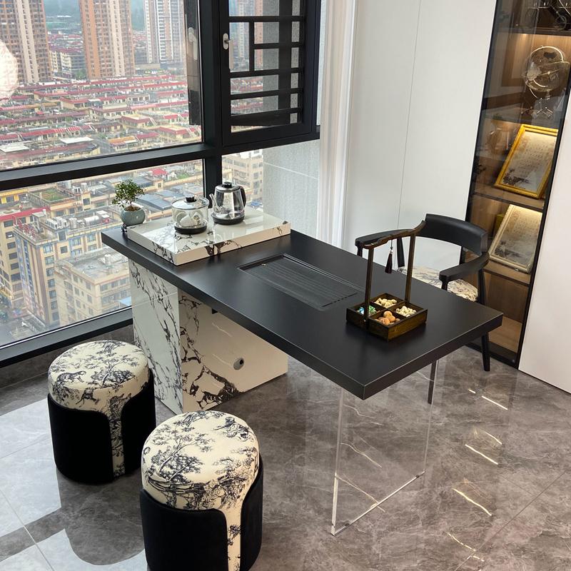 锦程极简轻奢茶台