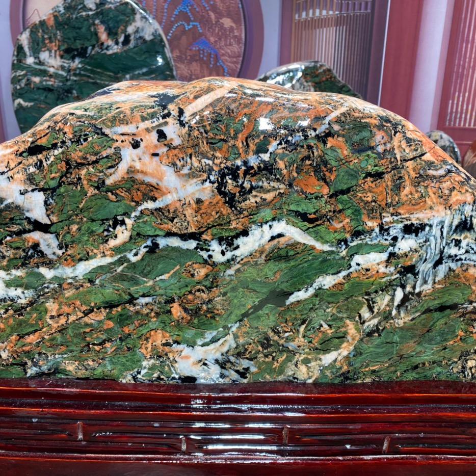 七彩石大龙淘石