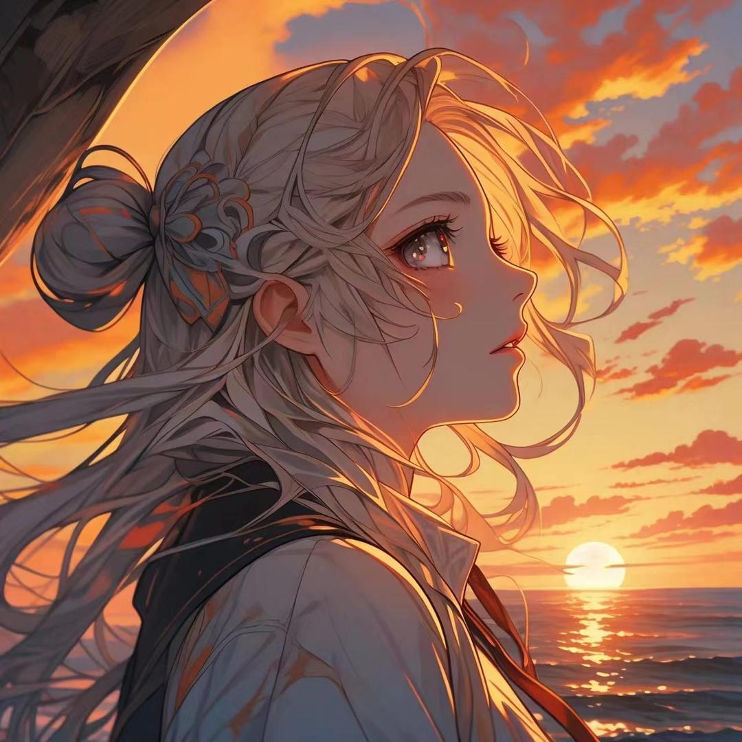 橙色晚蝶