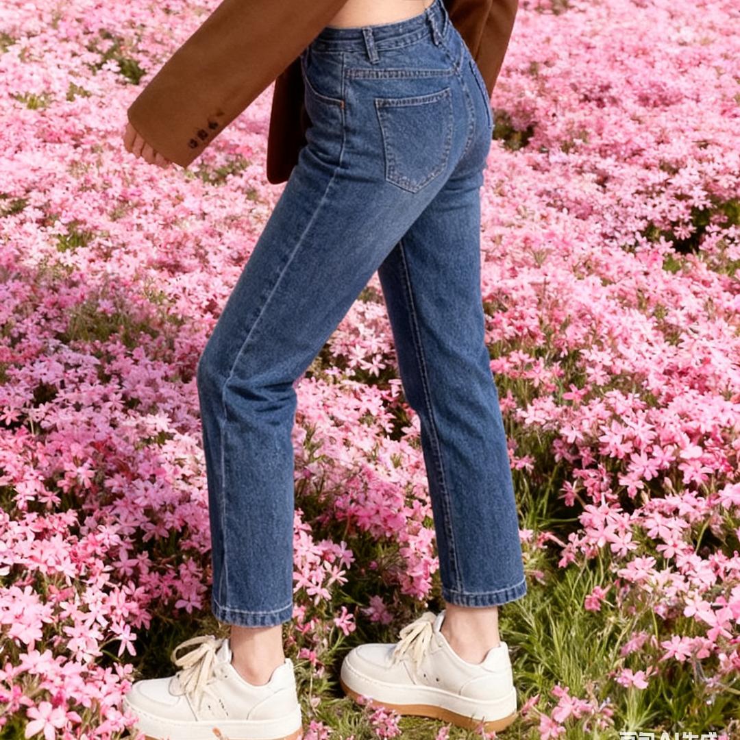 长腿密码牛仔裤