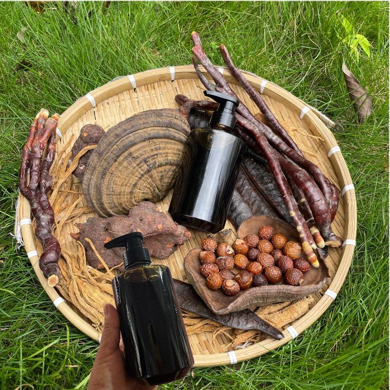 梦洁在广西熬洗发水