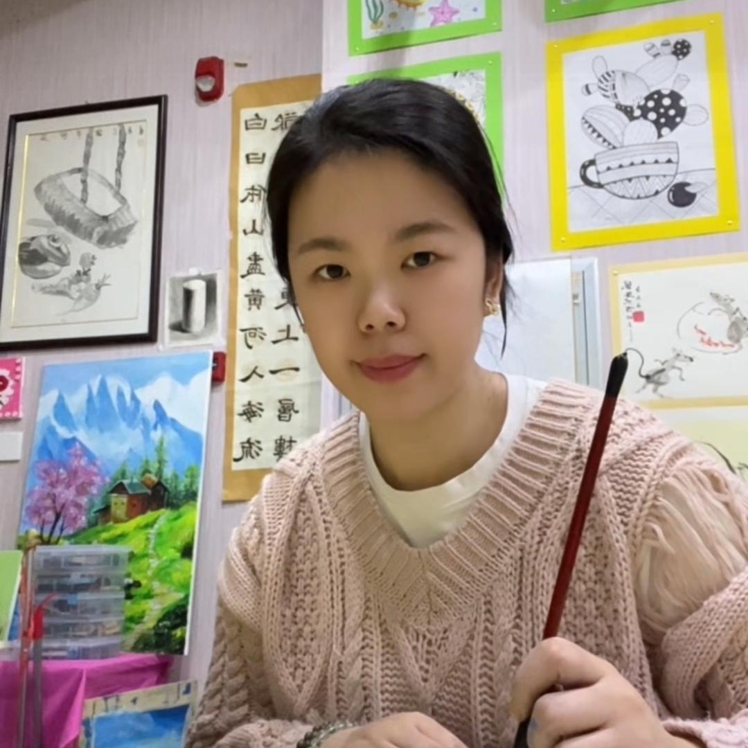 陵城少儿美术李老师