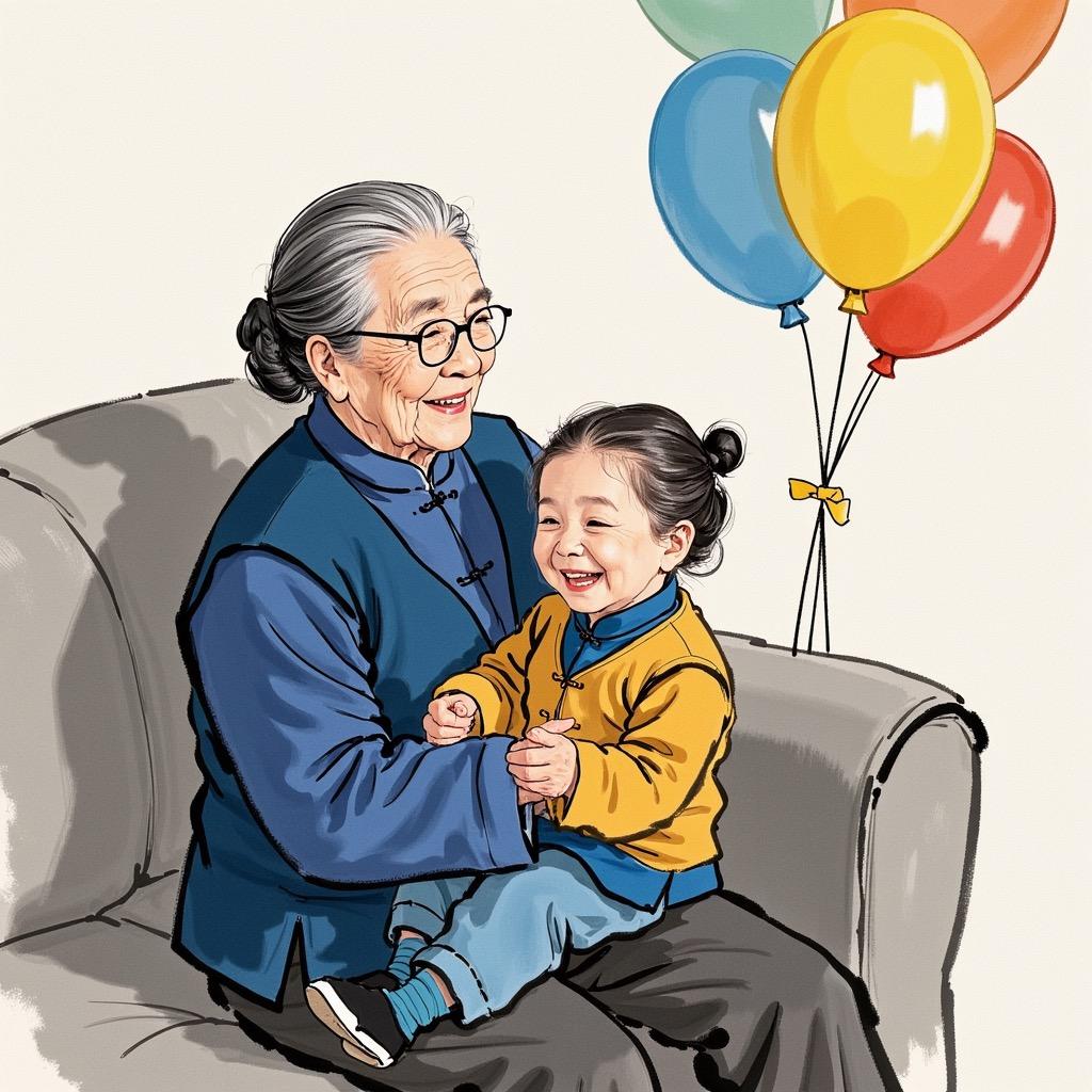 治愈系的林奶奶