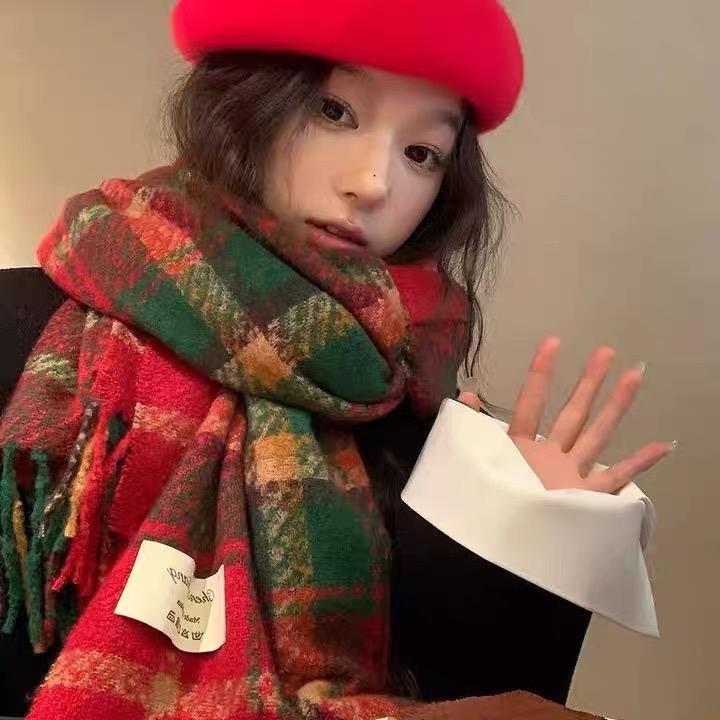炸毛小鹿围巾