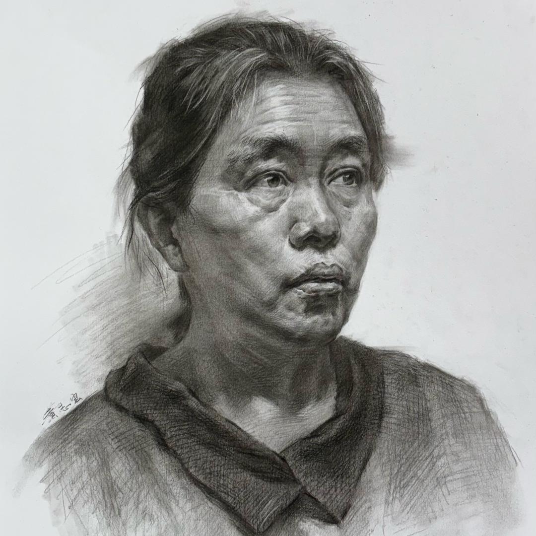 碳笔不会画画🤯