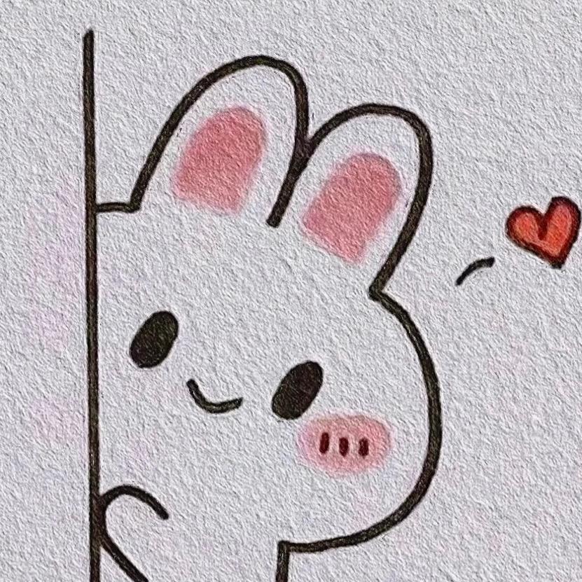 小兔子学简笔画@抖音