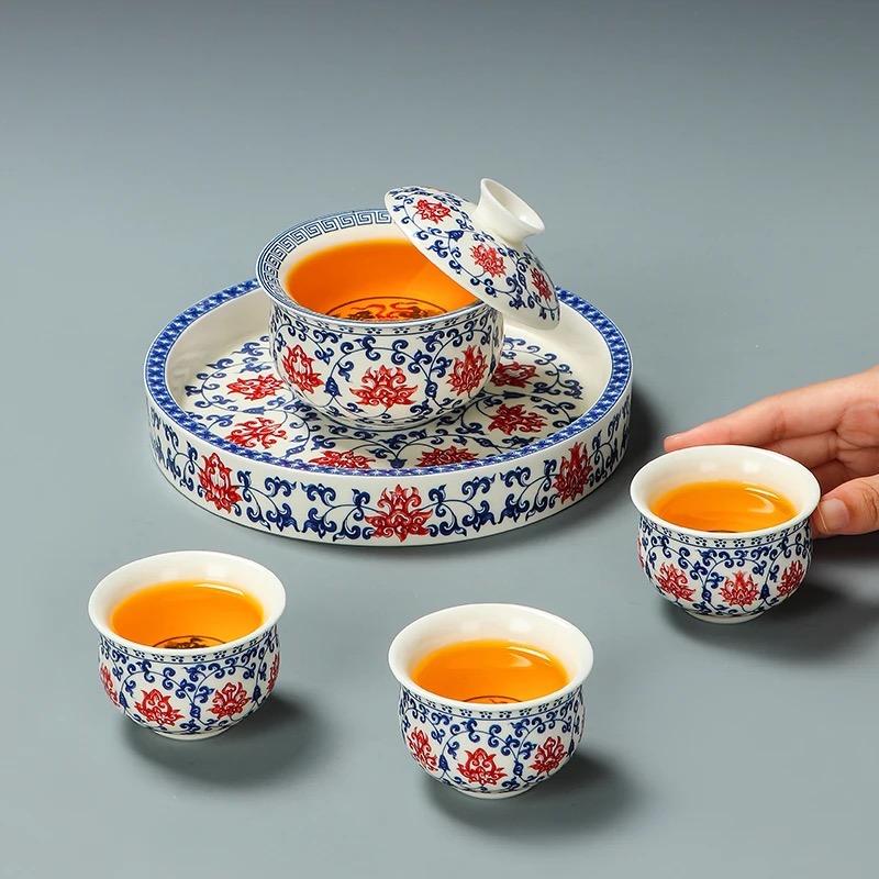 冠彩陶瓷茶具礼品