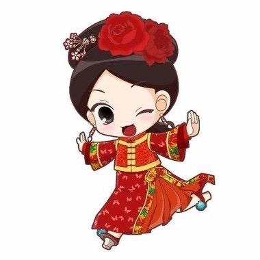 金锁相牵的梁夫人头像