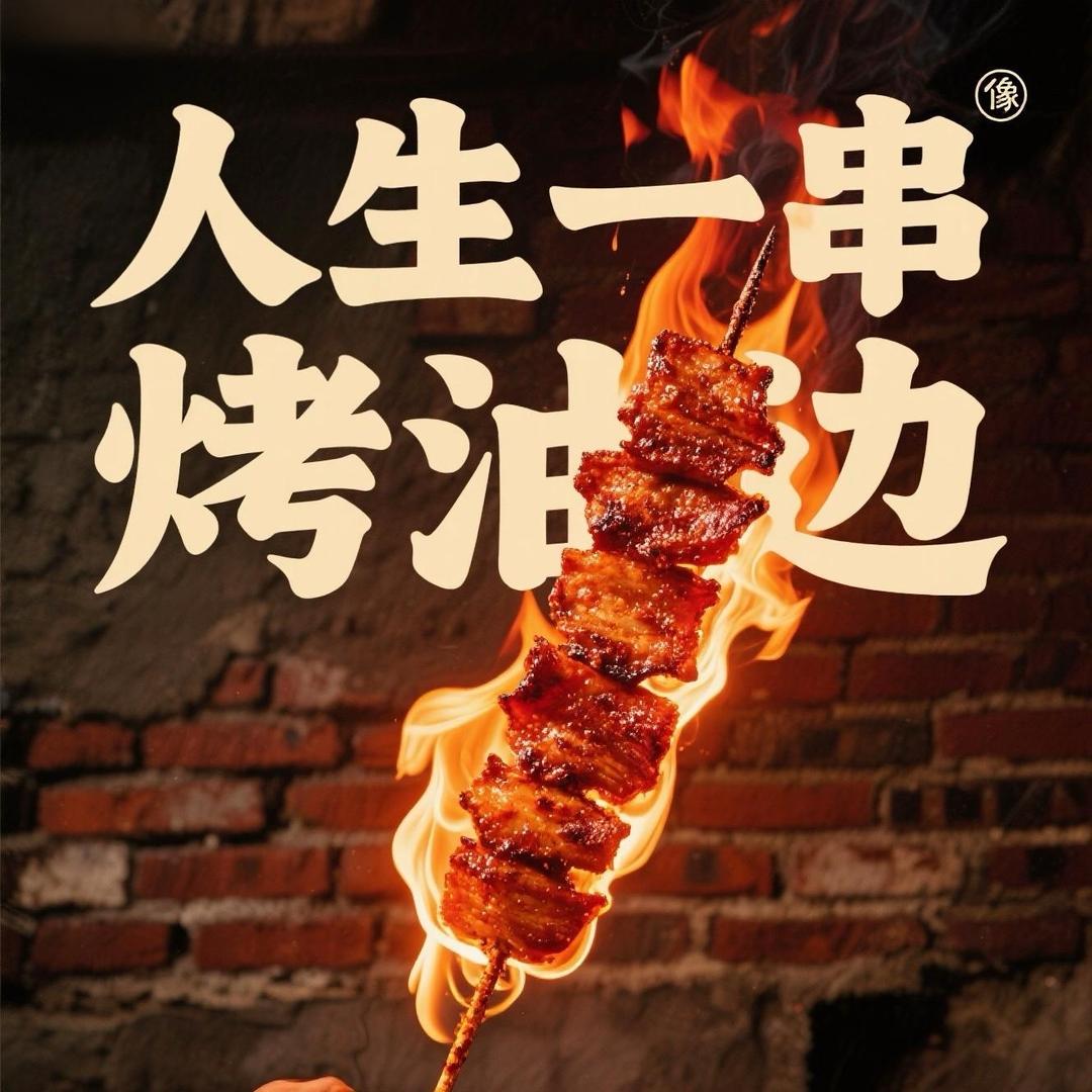 人生一串烤油边