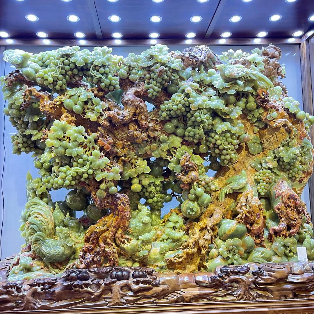 奇峰石业玉石摆件