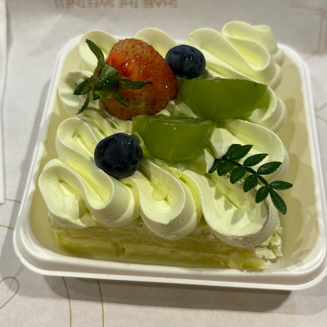 青提奶油蛋糕