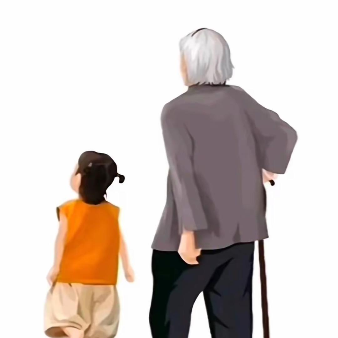 农村的孩子跟奶奶长大