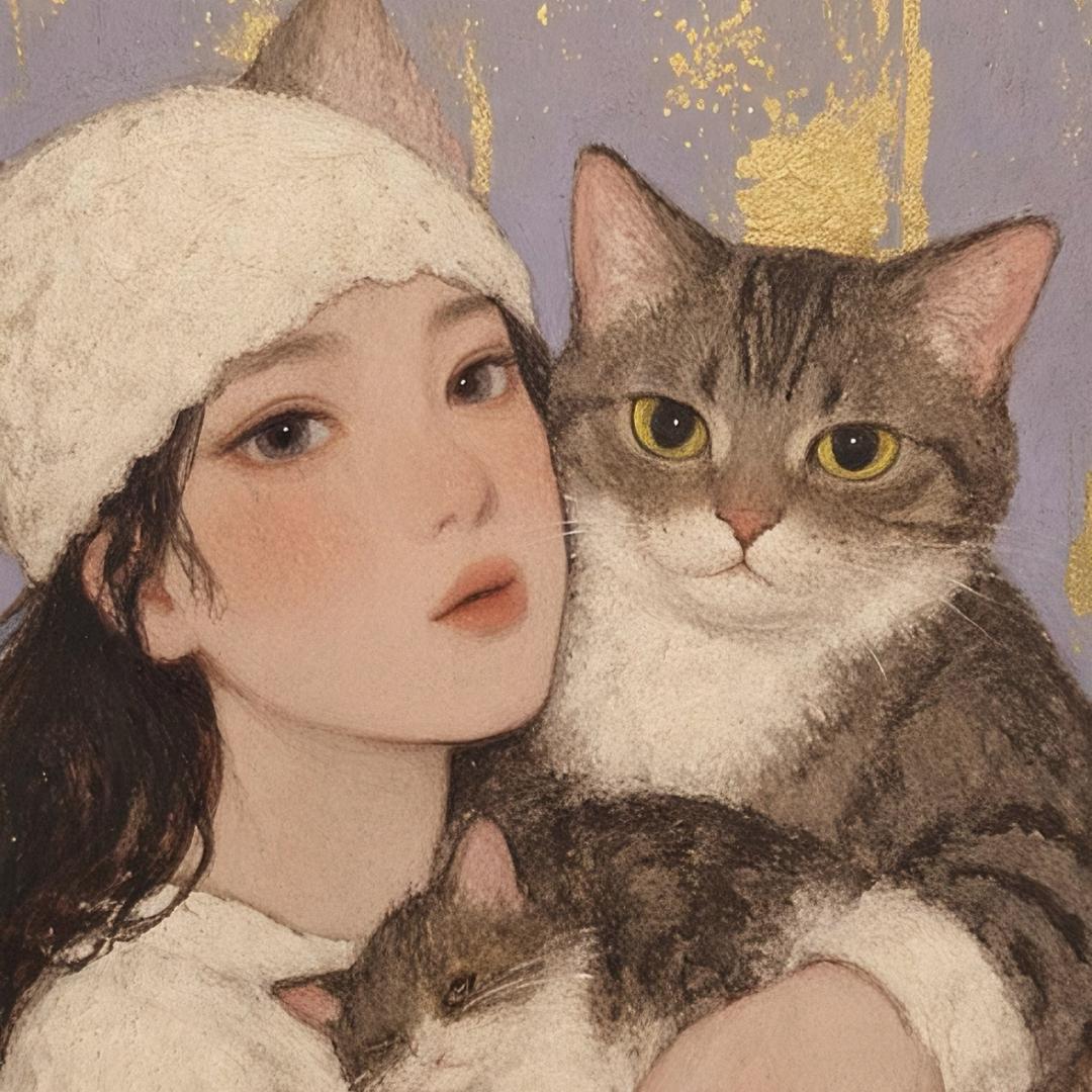 三毛与皮皮🐱