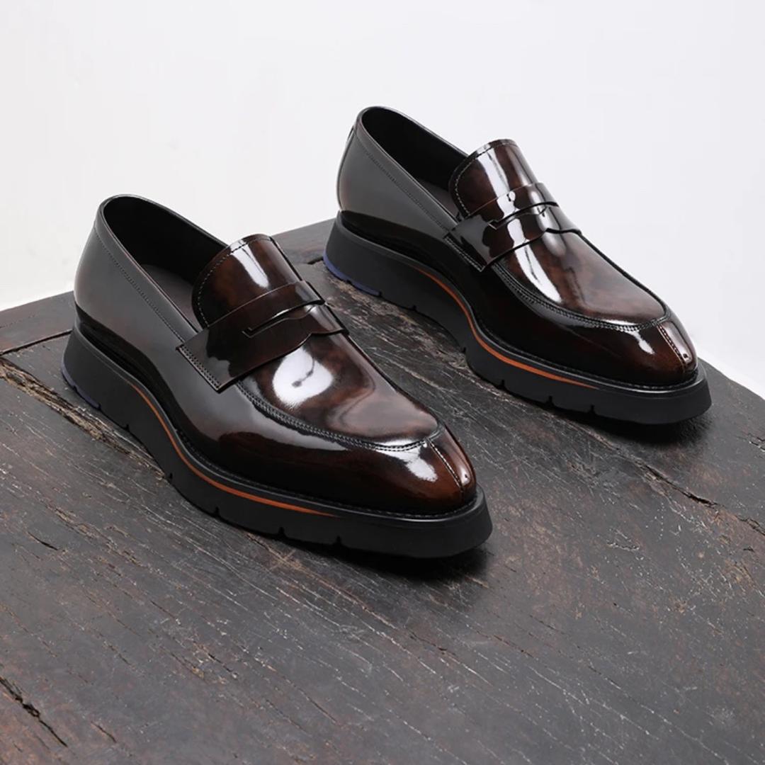 威尔仕手工男鞋