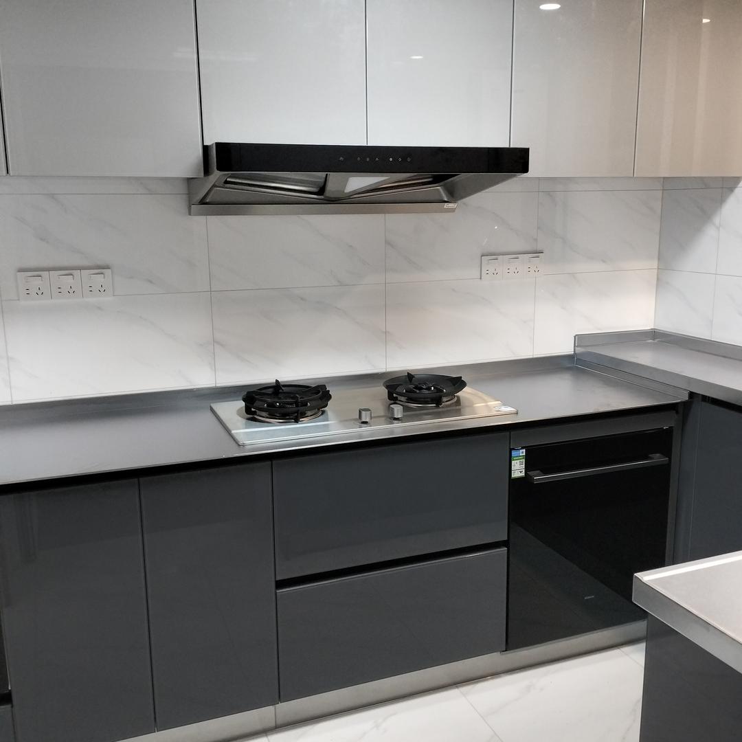 上海谊派不锈钢整体橱柜台面定制