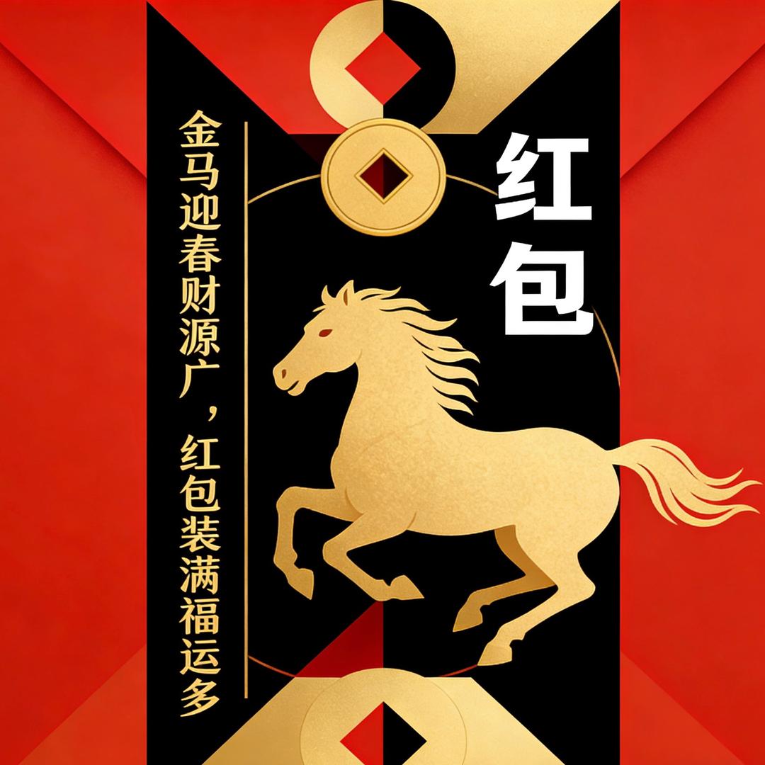 马年恭喜发财
