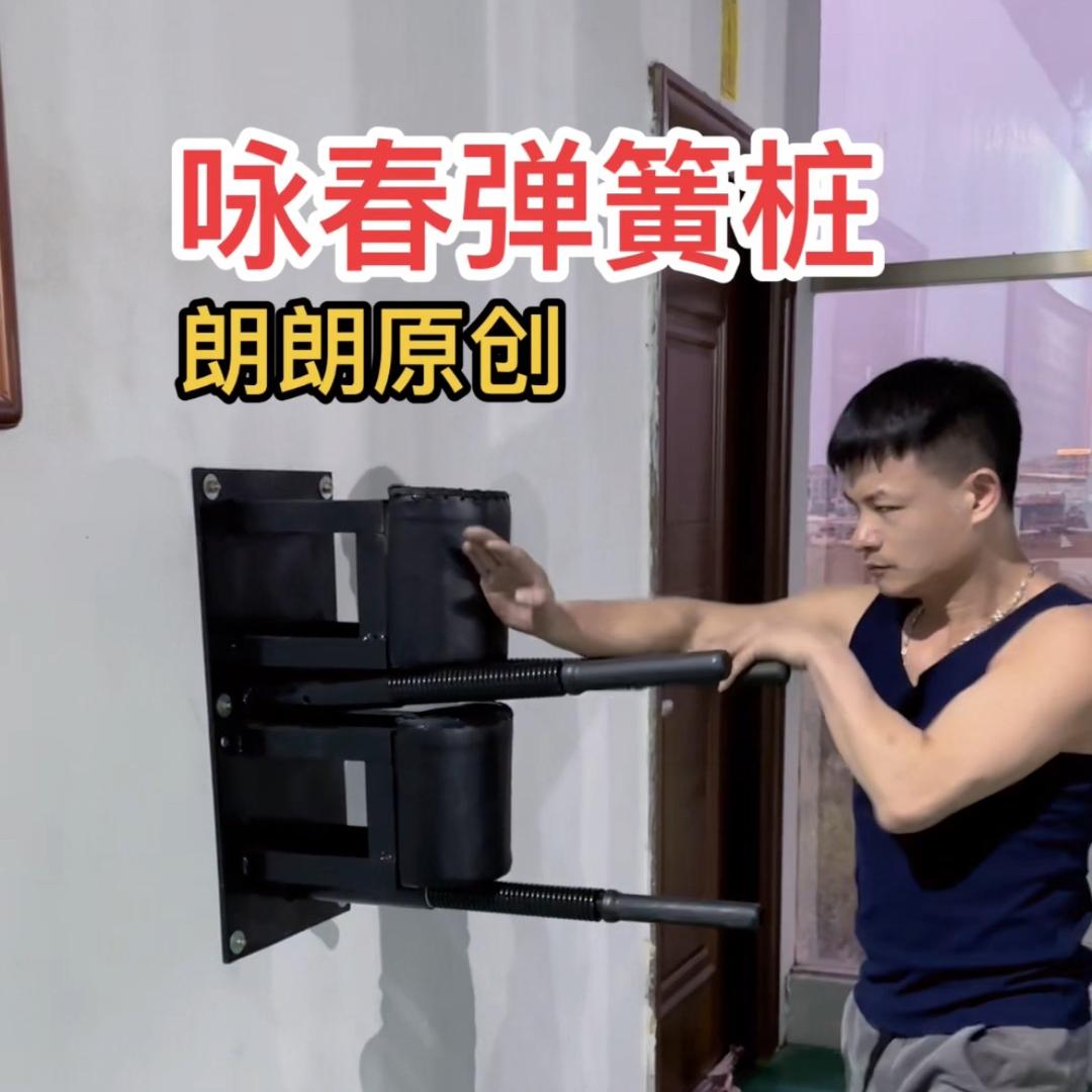 咏春潮汕朗朗（弹簧桩原创设计）