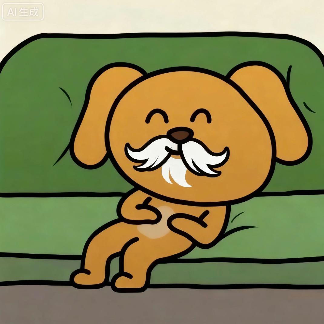 非常年迈的小狗