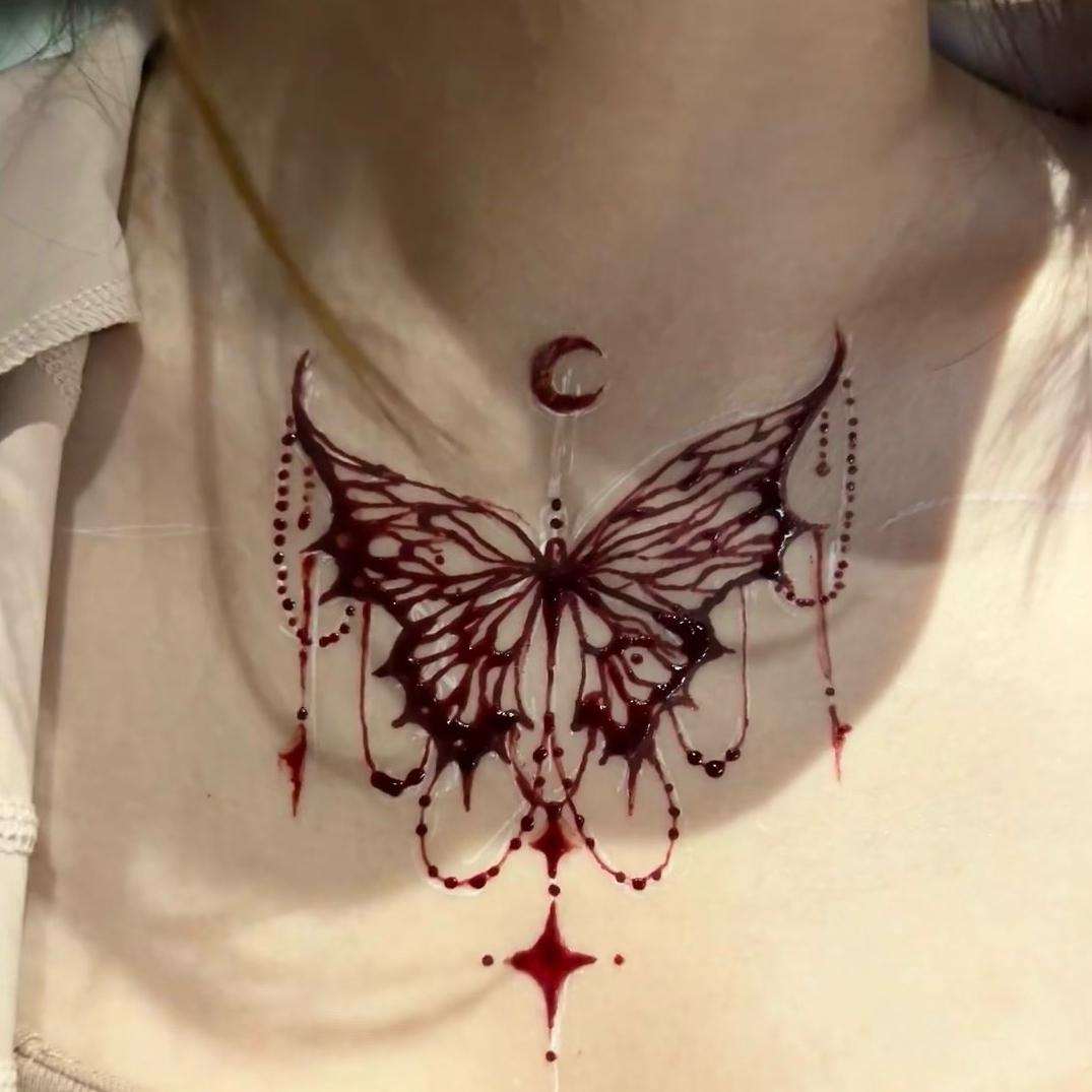 摆摊手工编织和海娜手绘