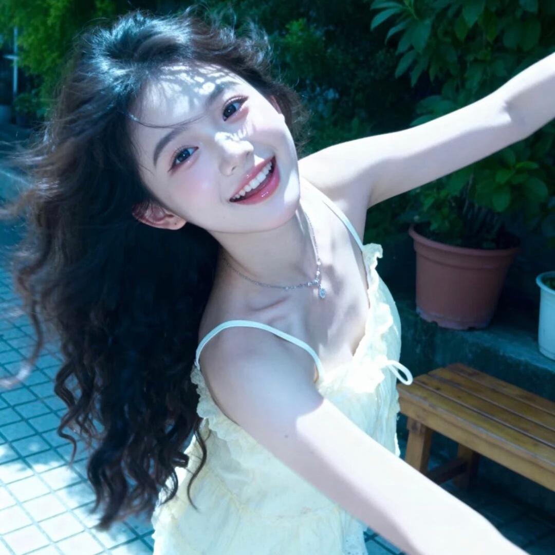 腼腆小美