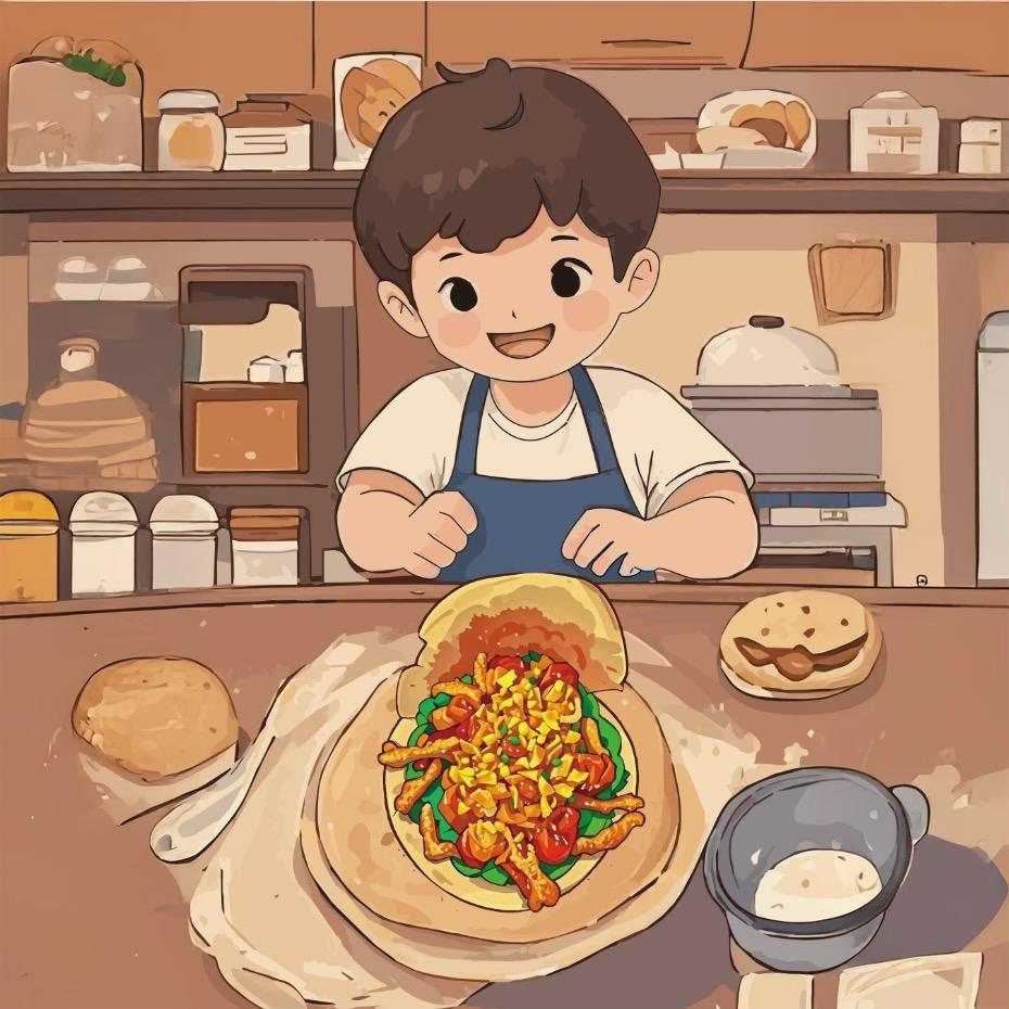 香酥鸡烧饼（饼小乐）