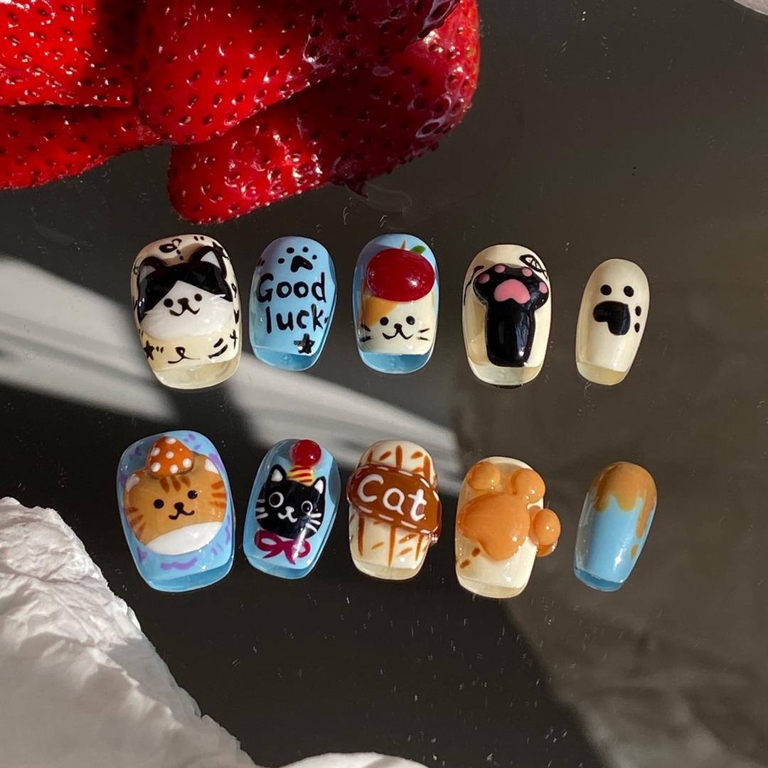 猫猫不吃鱼Nail纯手工穿戴甲