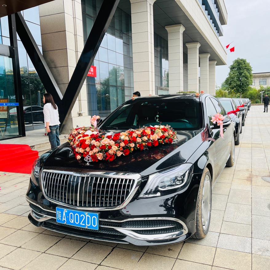 博盛婚车🆚迈巴赫小姐姐