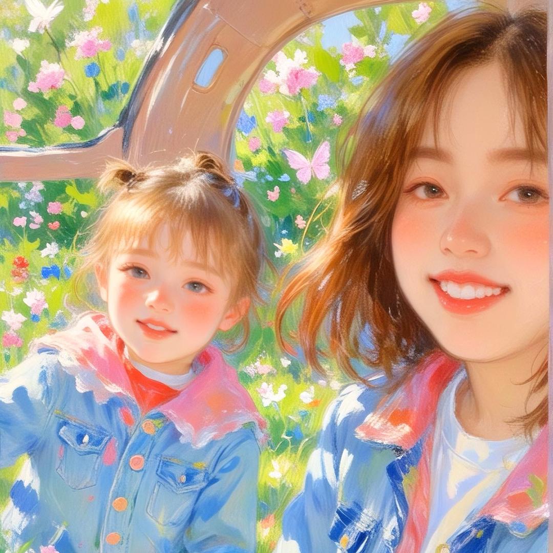 小米粒与乐呵妈