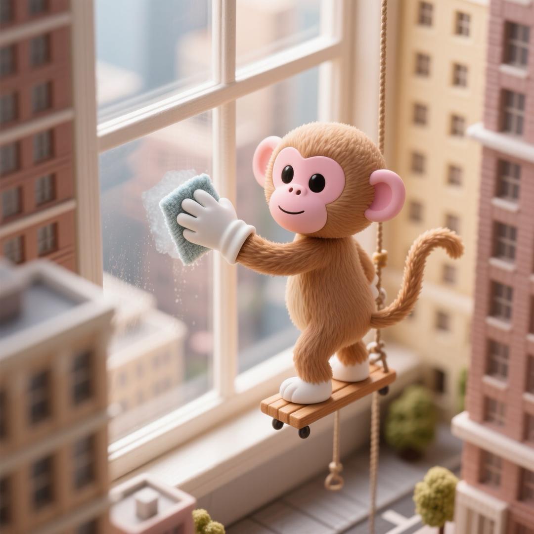 猴哥擦窗机器人