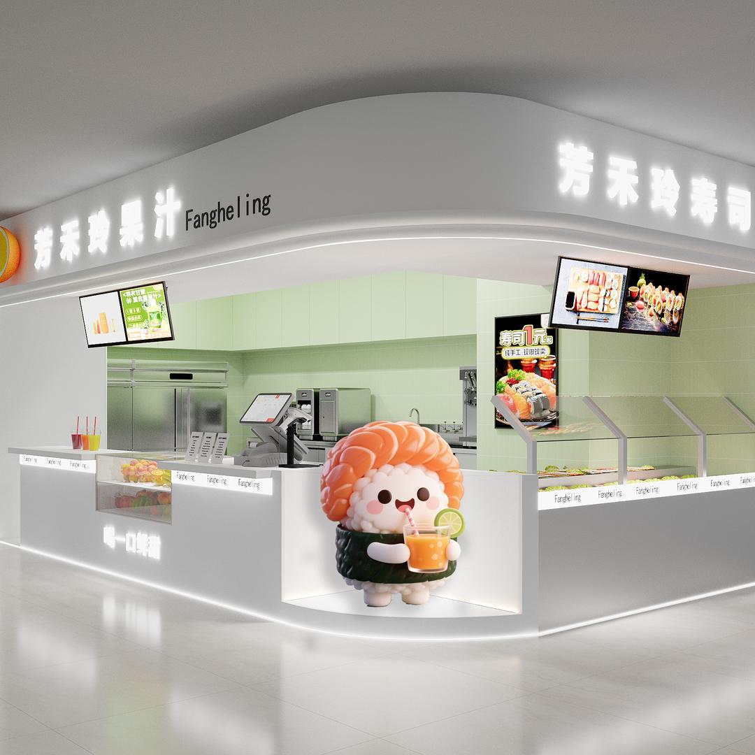 芳禾玲寿司果汁教学加盟