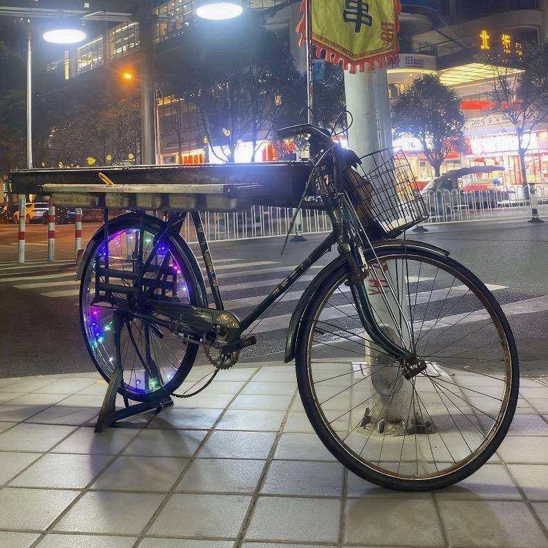 楚雄二八大杠自行车烤串