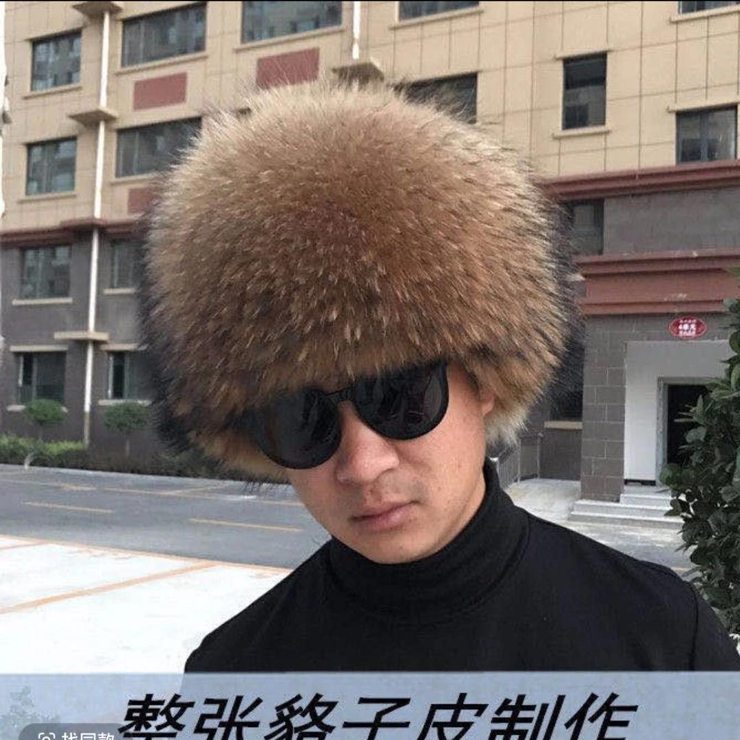真皮真毛帽子马甲