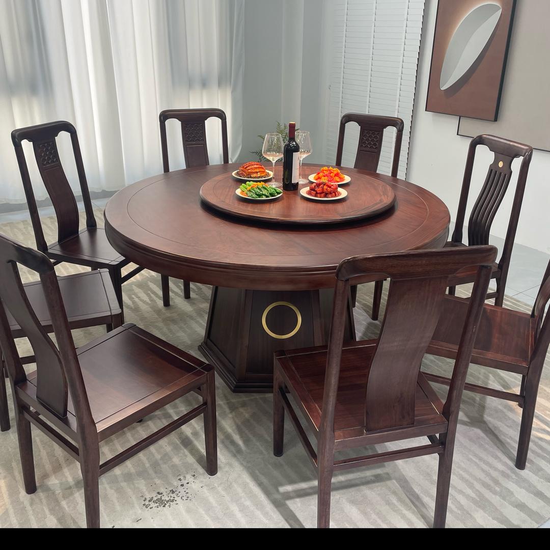 祥云实木餐桌