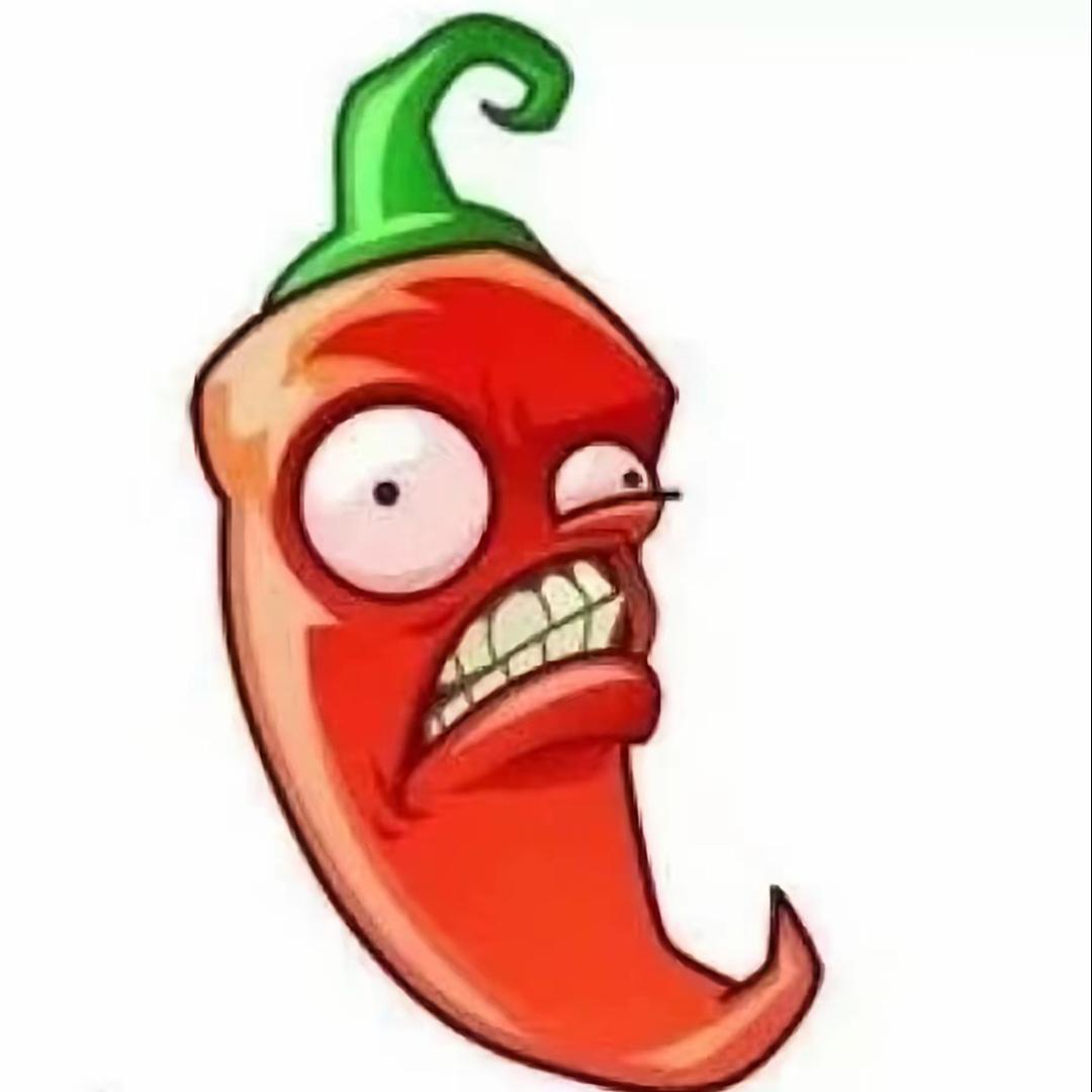 生气的火爆辣椒